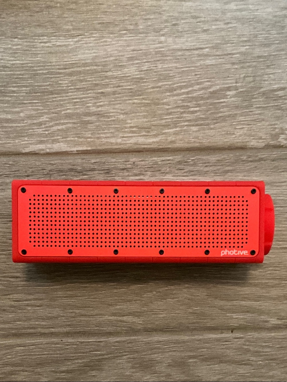 Photive Wireless Bluetooth Speaker in Red – Portable Stereo Sound PH-BTW55